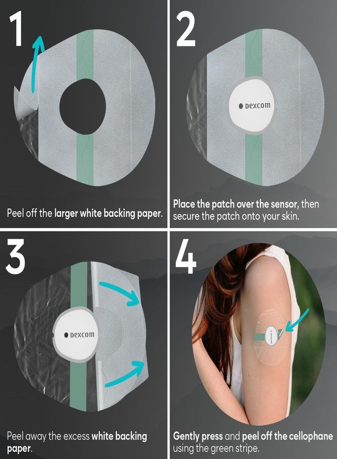 Adamson G7 Patches – 40 x Adhesive Patches for Dexcom G7 Waterproof, Transparent, Long-Lasting, No Glue on Center, Non-Irritating, Easy to Apply and Remove – Ideal for Sports, Swimming, and Daily Use - Image 3